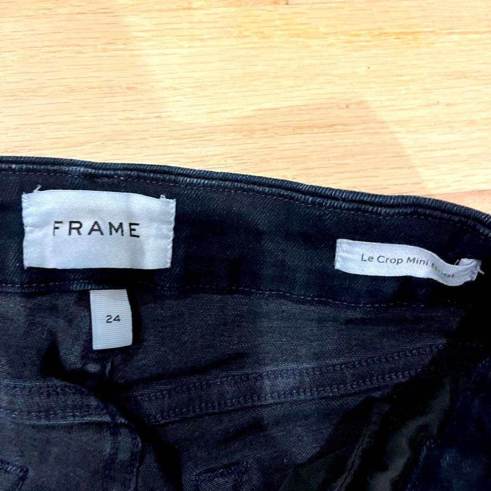 FRAME Denim Le Crop Mini Boot size 24